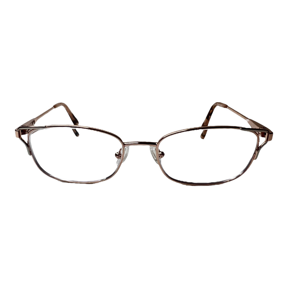 Michael Kors Gold Metal Cat Eye Oval Glasses W Flexible Temples MK3020 51 H3558